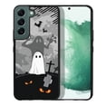 thumbnail image 1 of WIRESTER Shockproof Soft Rubber Cover Case for Samsung Galaxy S22 6.1" 2022 (NOT FIT Samsung Galaxy S22+ / S22 Plus 6.5" 2022/Galaxy S22 Ultra 6.8" 2022), Ghost Halloween, 1 of 5