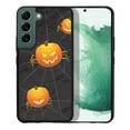 thumbnail image 1 of WIRESTER Shockproof Soft Rubber Cover Case for Samsung Galaxy S22 6.1" 2022 (NOT FIT Samsung Galaxy S22+ / S22 Plus 6.5" 2022/Galaxy S22 Ultra 6.8" 2022), Halloween Spider Pumpkin, 1 of 5