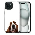 thumbnail image 1 of WIRESTER Shockproof Soft Rubber Cover Case for Apple iPhone 15 6.1" 2023 (NOT FIT Apple iPhone 15 Plus 6.7" 2023), Basset Hound Dog, 1 of 5