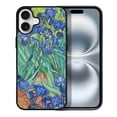 thumbnail image 1 of WIRESTER Shockproof Soft Rubber Cover Case for Apple iPhone 16 6.1" 2024, Irises Vincent Van Gogh, 1 of 5