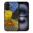 thumbnail image 1 of WIRESTER Shockproof Soft Rubber Cover Case for Apple iPhone 16 Plus 6.7" 2024, Cafe Terrace At Night Van Gogh, 1 of 5