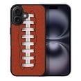 thumbnail image 1 of WIRESTER Shockproof Soft Rubber Cover Case for Apple iPhone 16 Plus 6.7" 2024, Football Pattern, 1 of 5