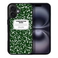 thumbnail image 1 of WIRESTER Shockproof Soft Rubber Cover Case for Apple iPhone 16 Plus 6.7" 2024, Green Composition Book, 1 of 5