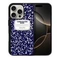 thumbnail image 1 of WIRESTER Shockproof Soft Rubber Cover Case for Apple iPhone 16 Pro 6.3" 2024, Blue Composition Book, 1 of 5