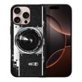 thumbnail image 1 of WIRESTER Shockproof Soft Rubber Cover Case for Apple iPhone 16 Pro Max 6.9" 2024, Retro Vintage Camera Zoom, 1 of 5