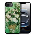 thumbnail image 1 of WIRESTER Shockproof Soft Rubber Cover Case for Apple iPhone 16e 6.1" 2025, Vase With Pink Roses By Vincent Van Gogh, 1 of 5