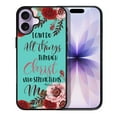 thumbnail image 1 of WIRESTER Shockproof Soft Rubber Cover Case for Apple iPhone 17 6.3" 2025, Christian Bible Verses Philippians 4:13, 1 of 5