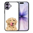 thumbnail image 1 of WIRESTER Shockproof Soft Rubber Cover Case for Apple iPhone 17 6.3" 2025, Winking Golden Retriever Dog, 1 of 5