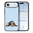 thumbnail image 1 of WIRESTER Shockproof Soft Rubber Cover Case for Apple iPhone 17 Air 6.6" 2025, Basset Hound Dog Lying Down Looking Up On Light Blue Background, 1 of 5