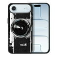 thumbnail image 1 of WIRESTER Shockproof Soft Rubber Cover Case for Apple iPhone 17 Air 6.6" 2025, Retro Vintage Camera Zoom, 1 of 5