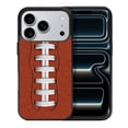 thumbnail image 1 of WIRESTER Shockproof Soft Rubber Cover Case for Apple iPhone 17 Pro 6.3" 2025, Football Pattern, 1 of 5