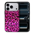 thumbnail image 1 of WIRESTER Shockproof Soft Rubber Cover Case for Apple iPhone 17 Pro 6.3" 2025, Pink Glitter With Black Pink Leopard, 1 of 5