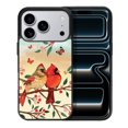 thumbnail image 1 of WIRESTER Shockproof Soft Rubber Cover Case for Apple iPhone 17 Pro 6.3" 2025, Red Cardinal Lovebird, 1 of 5