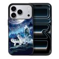 thumbnail image 1 of WIRESTER Shockproof Soft Rubber Cover Case for Apple iPhone 17 Pro 6.3" 2025, Wolf Pack Moon, 1 of 5