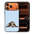 thumbnail image 1 of WIRESTER Shockproof Soft Rubber Cover Case for Apple iPhone 17 Pro Max 6.9" 2025, Basset Hound Dog Lying Down Looking Up On Light Blue Background, 1 of 5