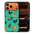 thumbnail image 1 of WIRESTER Shockproof Soft Rubber Cover Case for Apple iPhone 17 Pro Max 6.9" 2025, Chicken Pattern, 1 of 5