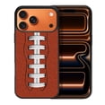 thumbnail image 1 of WIRESTER Shockproof Soft Rubber Cover Case for Apple iPhone 17 Pro Max 6.9" 2025, Football Pattern, 1 of 5