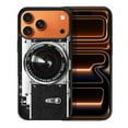 thumbnail image 1 of WIRESTER Shockproof Soft Rubber Cover Case for Apple iPhone 17 Pro Max 6.9" 2025, Retro Vintage Camera Zoom, 1 of 5