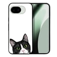 thumbnail image 1 of WIRESTER Shockproof Soft Rubber Cover Case for Google Pixel 10a 6.3" 2026, Animal Black White Tuxedo Cat, 1 of 5