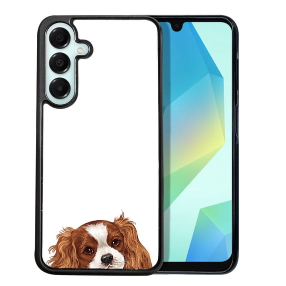 WIRESTER Shockproof Soft Rubber Cover Case for Samsung Galaxy A16 5G 6.7", Animal Cavalier King Charles Spaniels Dog