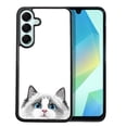 thumbnail image 1 of WIRESTER Shockproof Soft Rubber Cover Case for Samsung Galaxy A16 5G 6.7", Animal White Silver Point Ragdoll Cat, 1 of 5