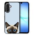 thumbnail image 1 of WIRESTER Shockproof Soft Rubber Cover Case for Samsung Galaxy A17 5G 6.7" 2025, Animal Siamese Kitten Cat On Pale Aqua Background, 1 of 5