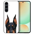 thumbnail image 1 of WIRESTER Shockproof Soft Rubber Cover Case for Samsung Galaxy S24 FE 6.7", Animal Black Rust Doberman Pinscher Dog, 1 of 5