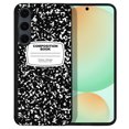 thumbnail image 1 of WIRESTER Shockproof Soft Rubber Cover Case for Samsung Galaxy S24 FE 6.7", Black Composition Book, 1 of 5