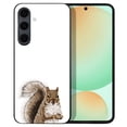thumbnail image 1 of WIRESTER Shockproof Soft Rubber Cover Case for Samsung Galaxy S24 FE 6.7", Brown Gray Squirrel, 1 of 5