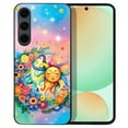 thumbnail image 1 of WIRESTER Shockproof Soft Rubber Cover Case for Samsung Galaxy S24 FE 6.7", Colorful Sad Moon Happy Sun, 1 of 5
