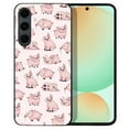 thumbnail image 1 of WIRESTER Shockproof Soft Rubber Cover Case for Samsung Galaxy S24 FE 6.7", Pig Funny Playful Postures, 1 of 5