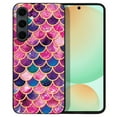 thumbnail image 1 of WIRESTER Shockproof Soft Rubber Cover Case for Samsung Galaxy S24 FE 6.7", Pink Mermaid Scales, 1 of 5