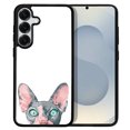 thumbnail image 1 of WIRESTER Shockproof Soft Rubber Cover Case for Samsung Galaxy S25 6.2" 2025, Animal Sphynx Kitten Cat, 1 of 5