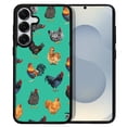 thumbnail image 1 of WIRESTER Shockproof Soft Rubber Cover Case for Samsung Galaxy S25 6.2" 2025, Chicken Pattern, 1 of 5