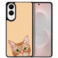 thumbnail image 1 of WIRESTER Shockproof Soft Rubber Cover Case for Samsung Galaxy S25 Edge 6.7 inch 2025, Orange Tabby Kitten Cat On Sunset Background, 1 of 5