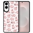 thumbnail image 1 of WIRESTER Shockproof Soft Rubber Cover Case for Samsung Galaxy S25 Edge 6.7 inch 2025, Pig Funny Playful Postures, 1 of 5