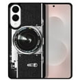 thumbnail image 1 of WIRESTER Shockproof Soft Rubber Cover Case for Samsung Galaxy S25 Edge 6.7 inch 2025, Retro Vintage Camera Zoom, 1 of 5