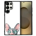 thumbnail image 1 of WIRESTER Shockproof Soft Rubber Cover Case for Samsung Galaxy S25 Ultra 6.8" 2025, Animal Sphynx Kitten Cat, 1 of 5