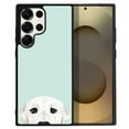 thumbnail image 1 of WIRESTER Shockproof Soft Rubber Cover Case for Samsung Galaxy S25 Ultra 6.8" 2025, Animal White Labrador Retriever Dog On Aero Blue Background, 1 of 5