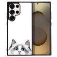 thumbnail image 1 of WIRESTER Shockproof Soft Rubber Cover Case for Samsung Galaxy S25 Ultra 6.8" 2025, Animal White Silver Point Ragdoll Cat, 1 of 5