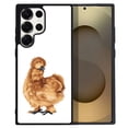 thumbnail image 1 of WIRESTER Shockproof Soft Rubber Cover Case for Samsung Galaxy S25 Ultra 6.8" 2025, Brown Silkie Chicken, 1 of 5