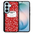 thumbnail image 1 of WIRESTER Shockproof Soft Rubber Cover Case for Samsung Galaxy S26 6.3" 2026, Red Composition Book, 1 of 5