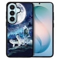 thumbnail image 1 of WIRESTER Shockproof Soft Rubber Cover Case for Samsung Galaxy S26 6.3" 2026, Wolf Pack Moon, 1 of 5