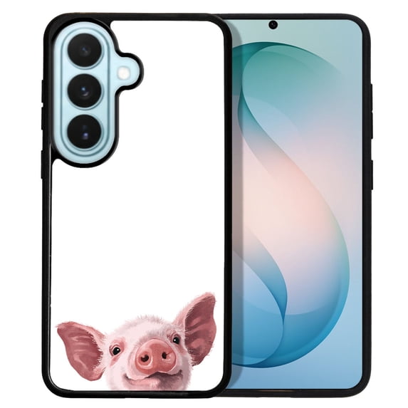 WIRESTER Shockproof Soft Rubber Cover Case for Samsung Galaxy S26+ / S26 Plus 6.7" 2026, Baby Pig
