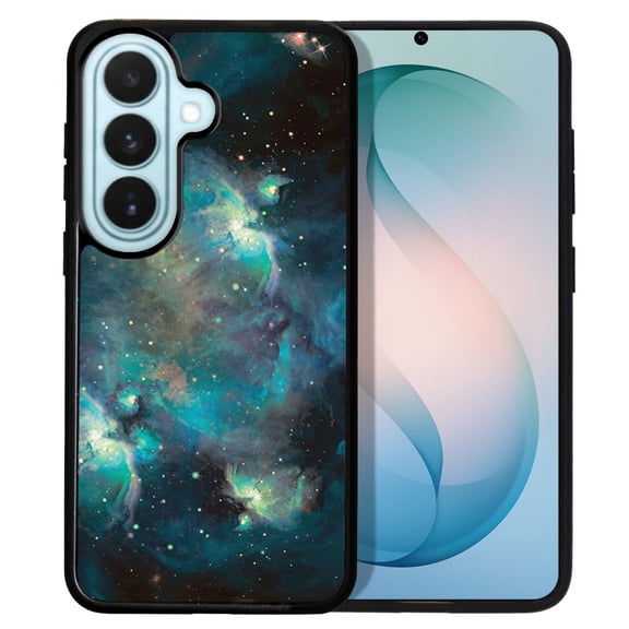 WIRESTER Shockproof Soft Rubber Cover Case for Samsung Galaxy S26+ / S26 Plus 6.7" 2026, Blue Sky Galaxy Nebula