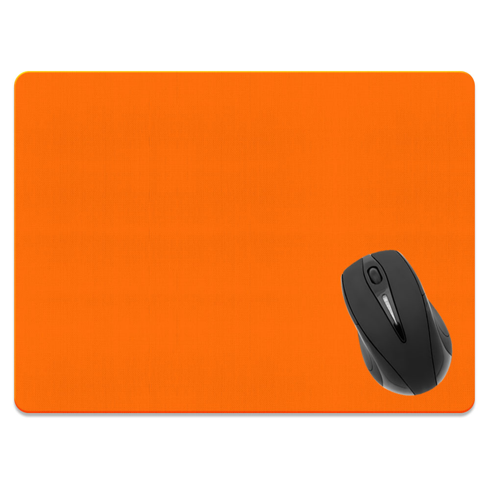 WIRESTER Super Size Rectangle Mouse Pad, Non-Slip X-Large Mouse Pad for Home, Office, and Gaming Desk - Solid Orange - image 1 of 5