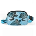 thumbnail image 1 of WIRESTER Waist Pack for Women Men, Belt Crossbody Bag, Canvas Sports Waist Bag Casual Fashion - Ocean Sea Turtles, 1 of 7