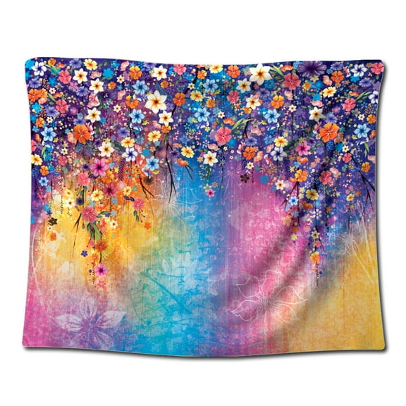 WIRESTER Wall Hanging for Bedroom Living Room Dorm Decor, Watercolor Flowers