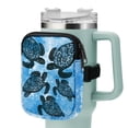 thumbnail image 1 of WIRESTER Water Bottle Pouch for Stanley 40oz 30oz 20oz, Tumbler Pouch with Pocket, Stanley Accessories for Gym, Sport, Outdoor, Men, Women - Ocean Sea Turtles, 1 of 7
