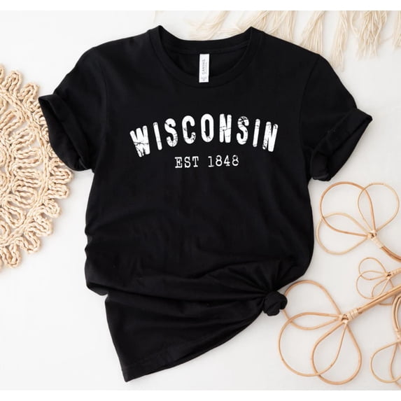 WISCONSIN EST1848 Graphic Plus Short sleeve T-Shirt